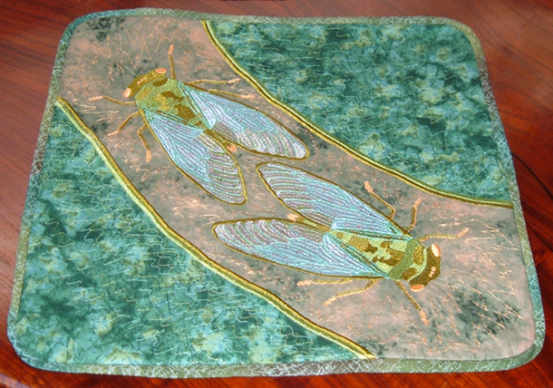 Judi Nikoleski with CAUGHT BY THE CHANGEABLE ELEMENTS.